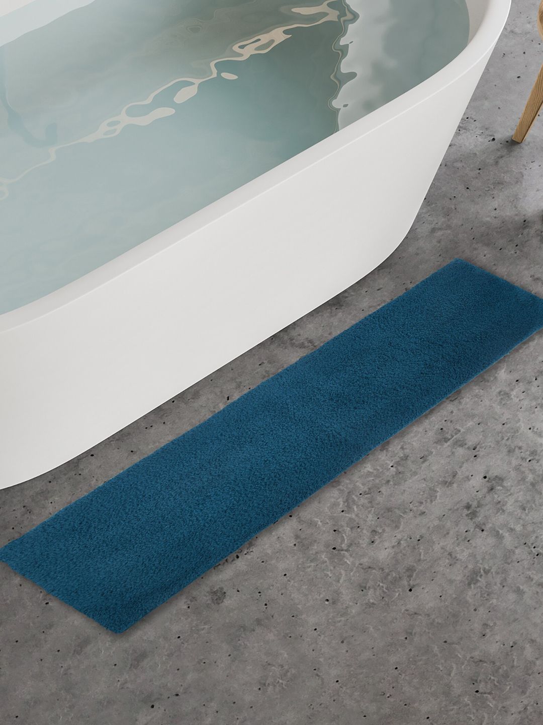 Home Centre Blue Colour Refresh Essence Anti-Slip Bath Rugs