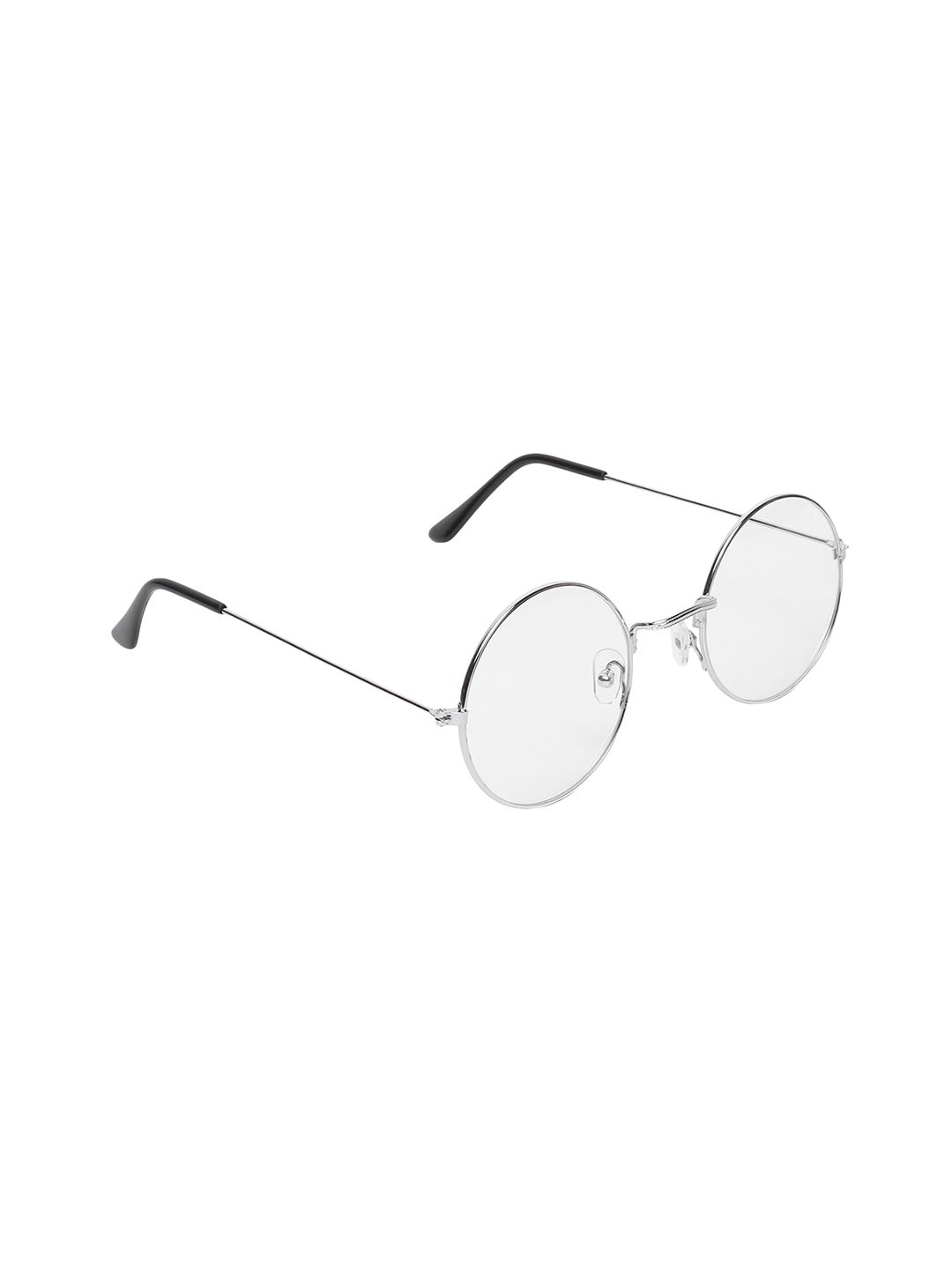 GARTH Unisex Clear Lens Round Sunglasses With UV Protected Lens