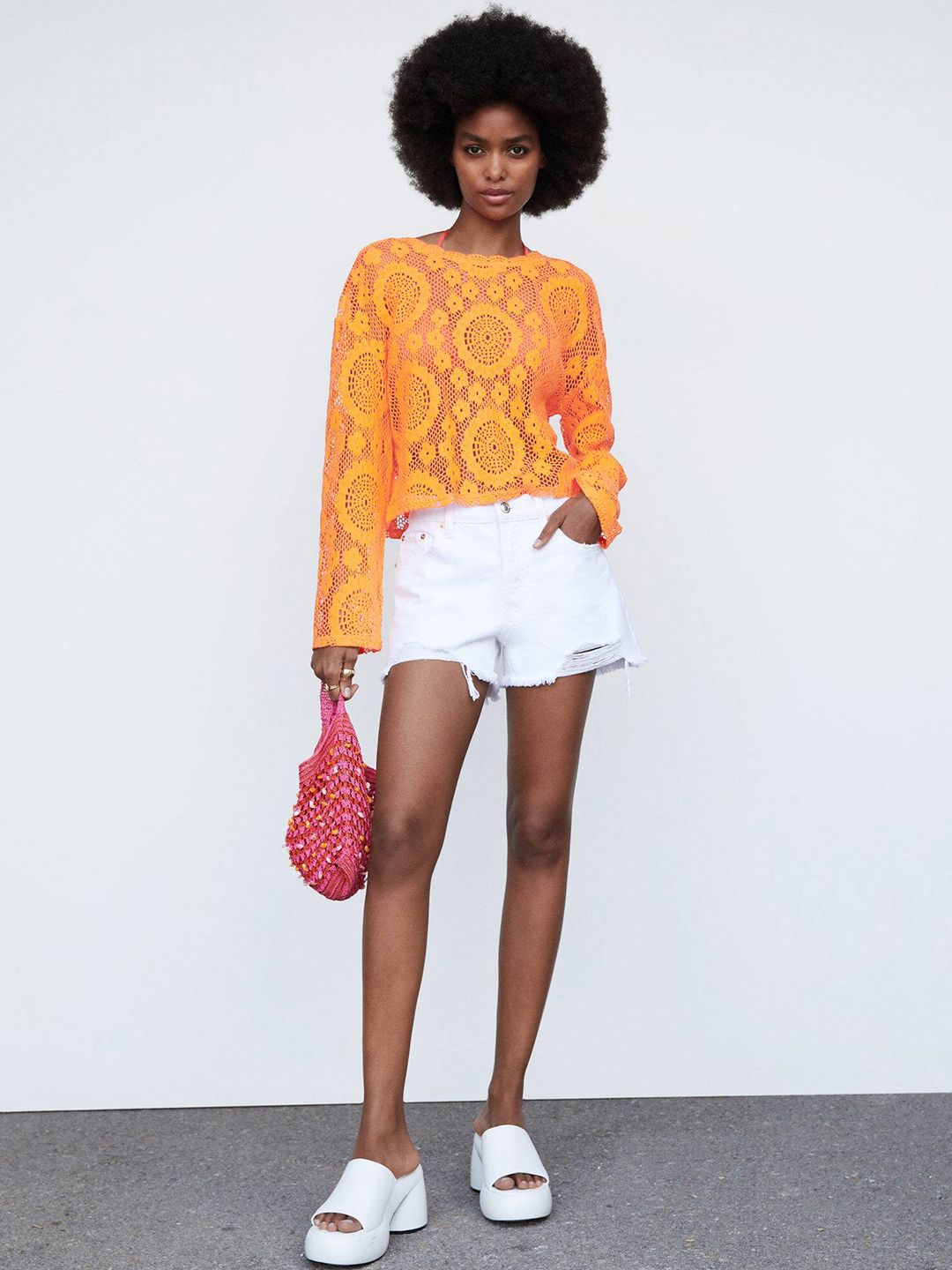 Buy MANGO Open-Knit Top - Tops for Women 23836278 | Myntra