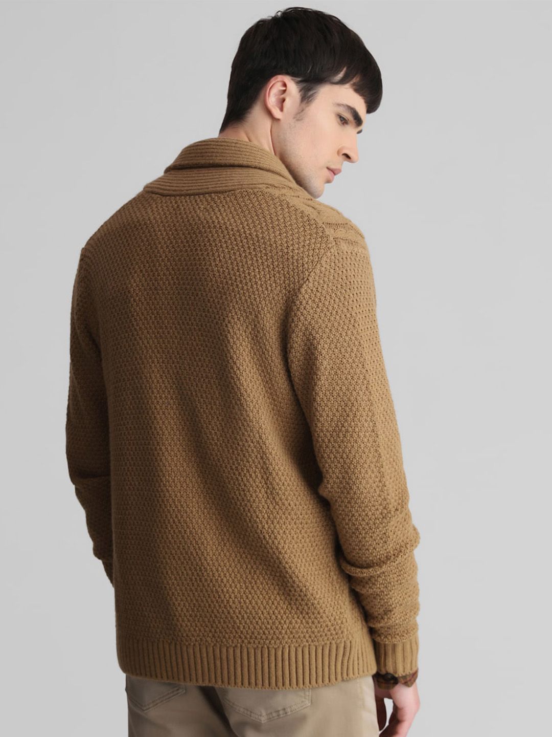 Buy Jack & Jones Cable Knit Acrylic Cardigan - Sweaters for Men