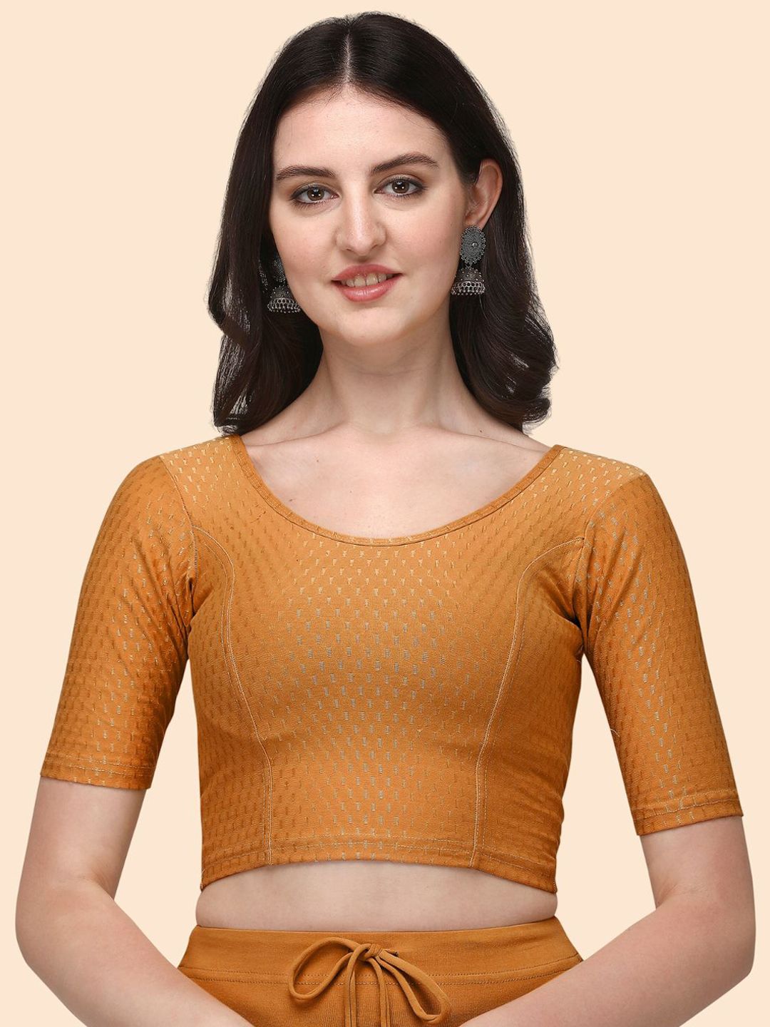 HERE&NOW Woven Design Saree Blouse Price in India