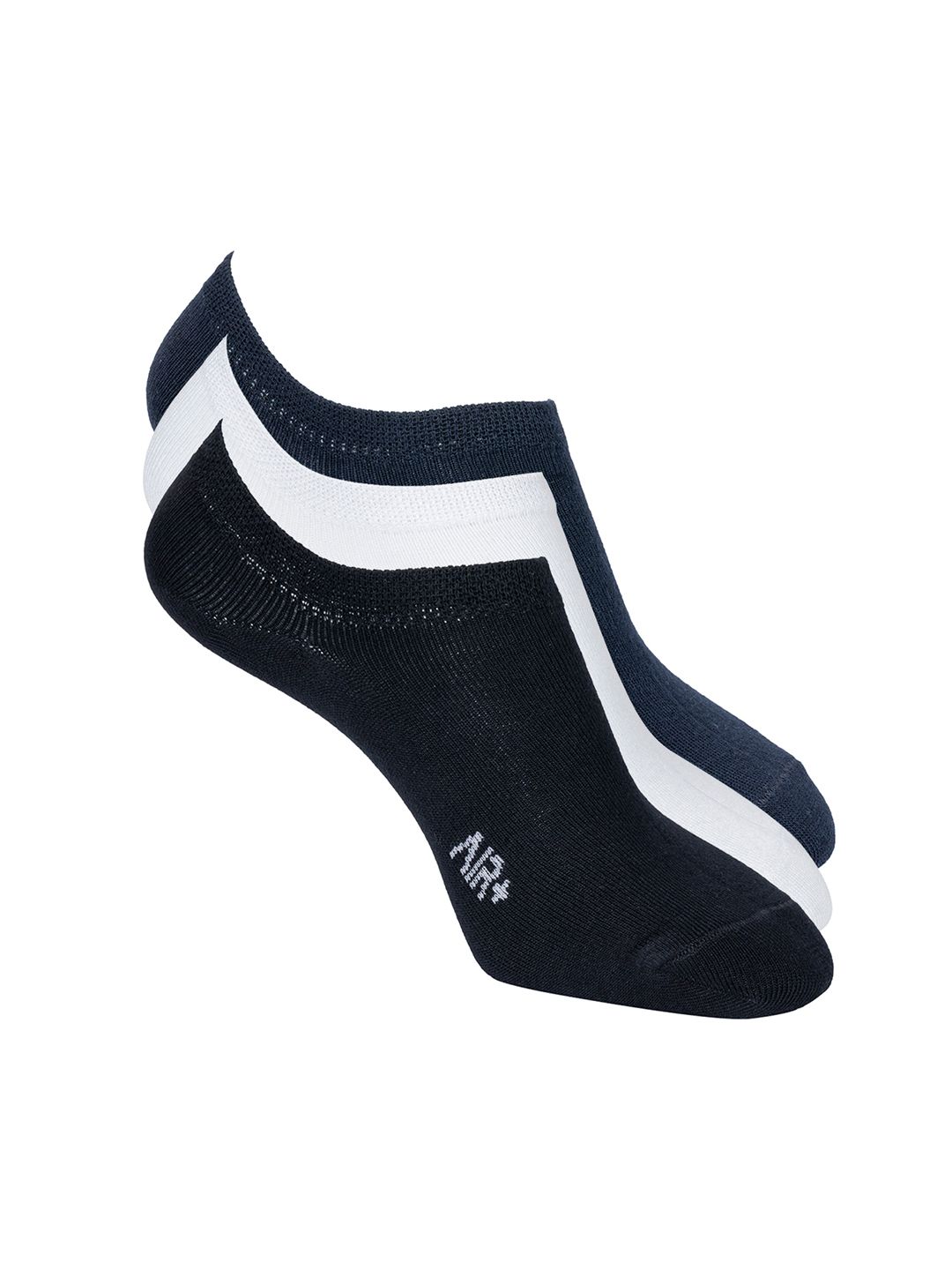 Red Tape Men Pack Of 3 Printed Detail Shoe Liner Socks