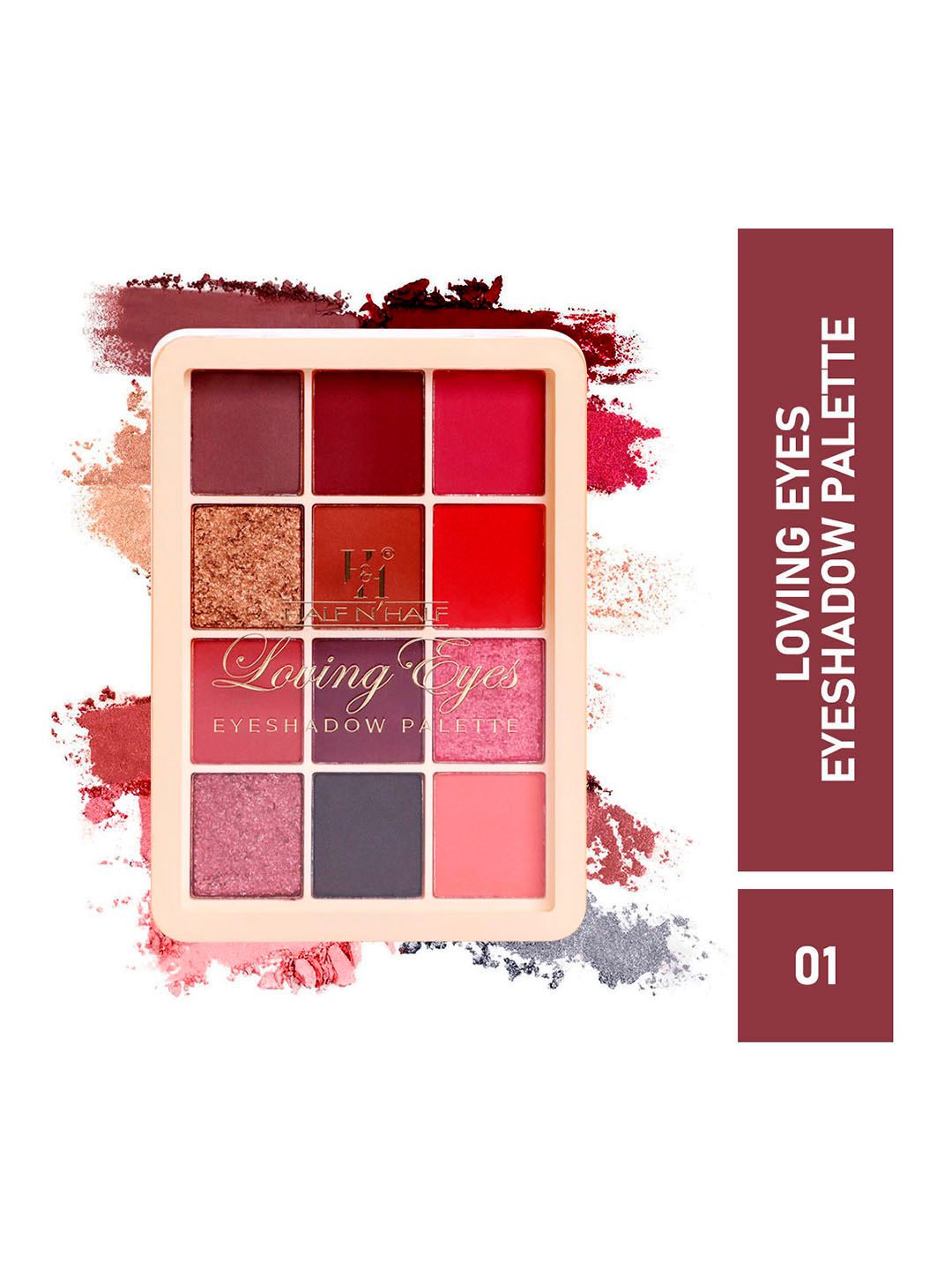 Half N Half Loving Eyes Eyeshadow Palette - Shade 1