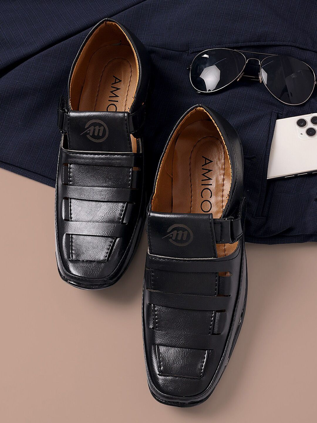 AMICO Men Ethnic Shoe-Style Sandals