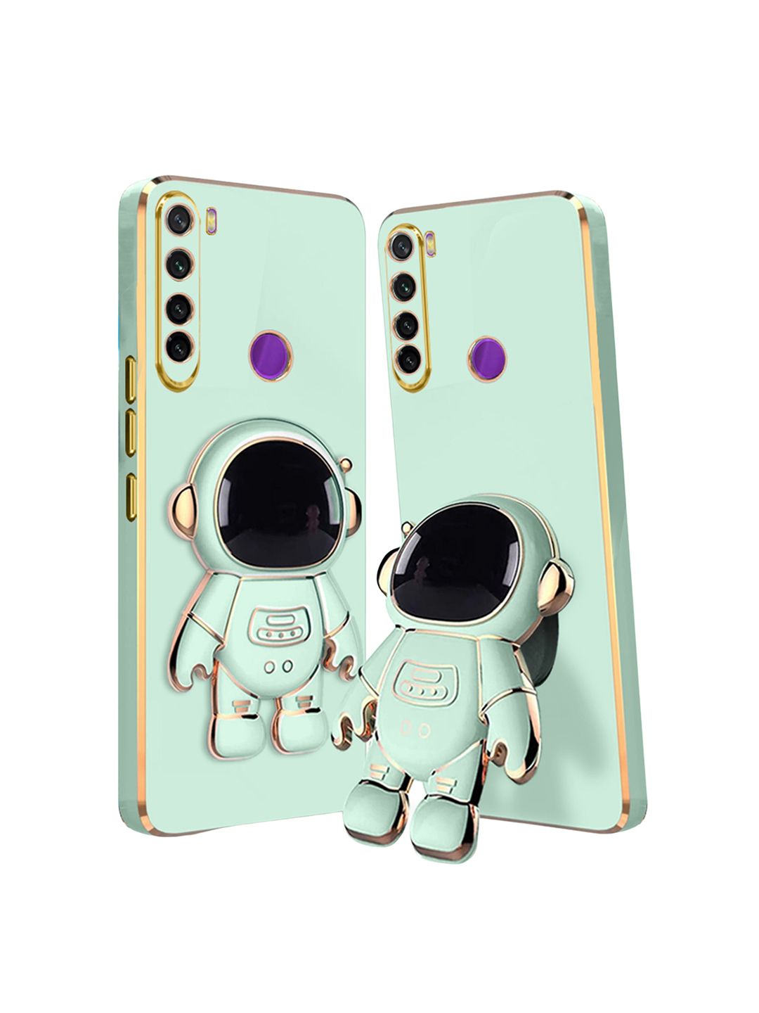 Karwan Redmi Mi Note 8 Phone Back Cover With Astronaut Holster Stand