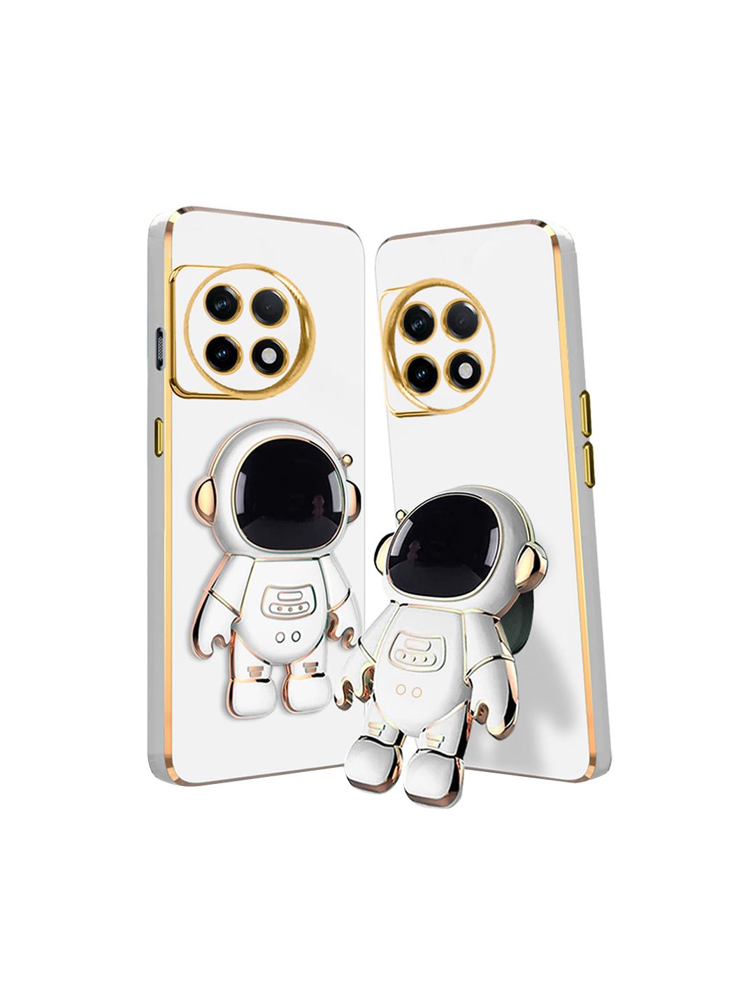 Karwan Oneplus 11r 5g Back Cover With Astronaut Holdter Stand