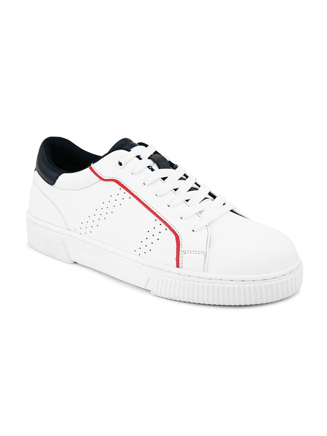 The Roadster Lifestyle Co. Women White Perforated Lightweight Sneakers