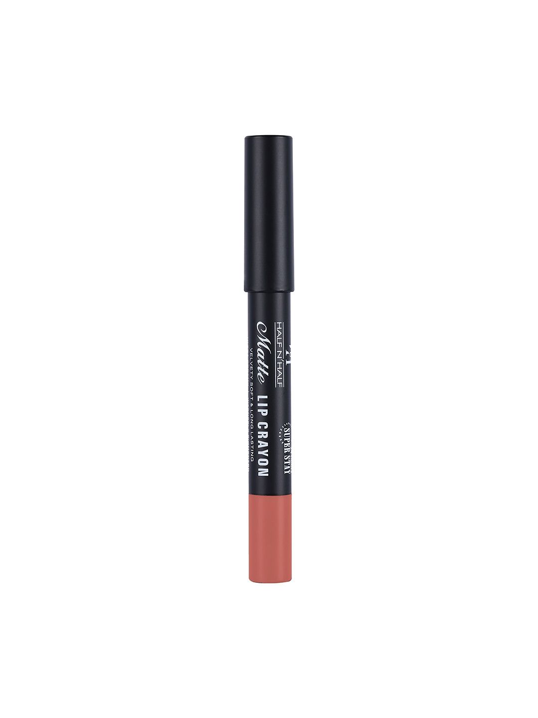 Half N Half Velvet Soft & Long Lasting 24H Super Stay Matte Lip Crayon - After Party 21