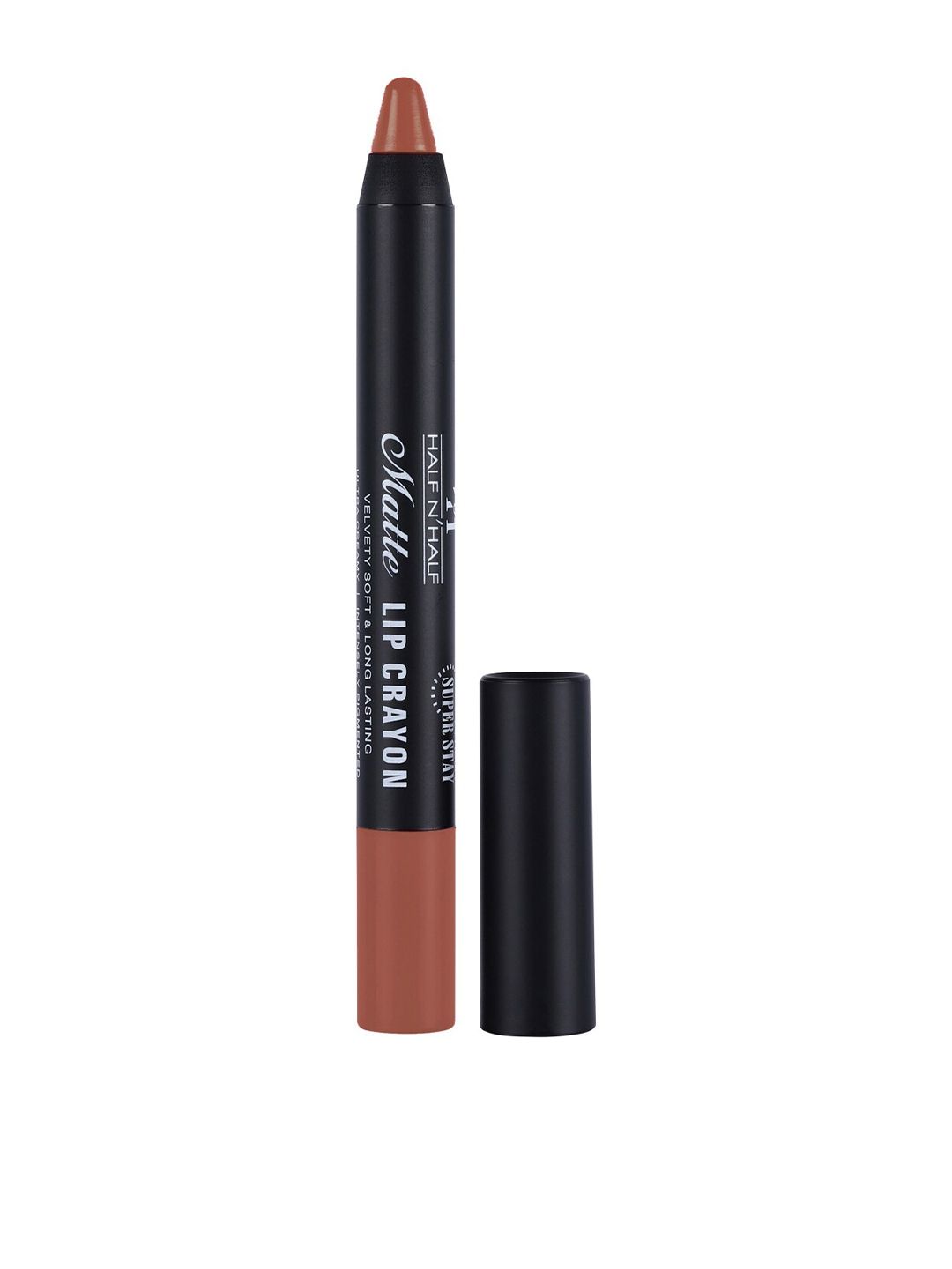 Half N Half Super Stay Matte Velvet Lip Crayon 3.5 g - Wood Spice 23