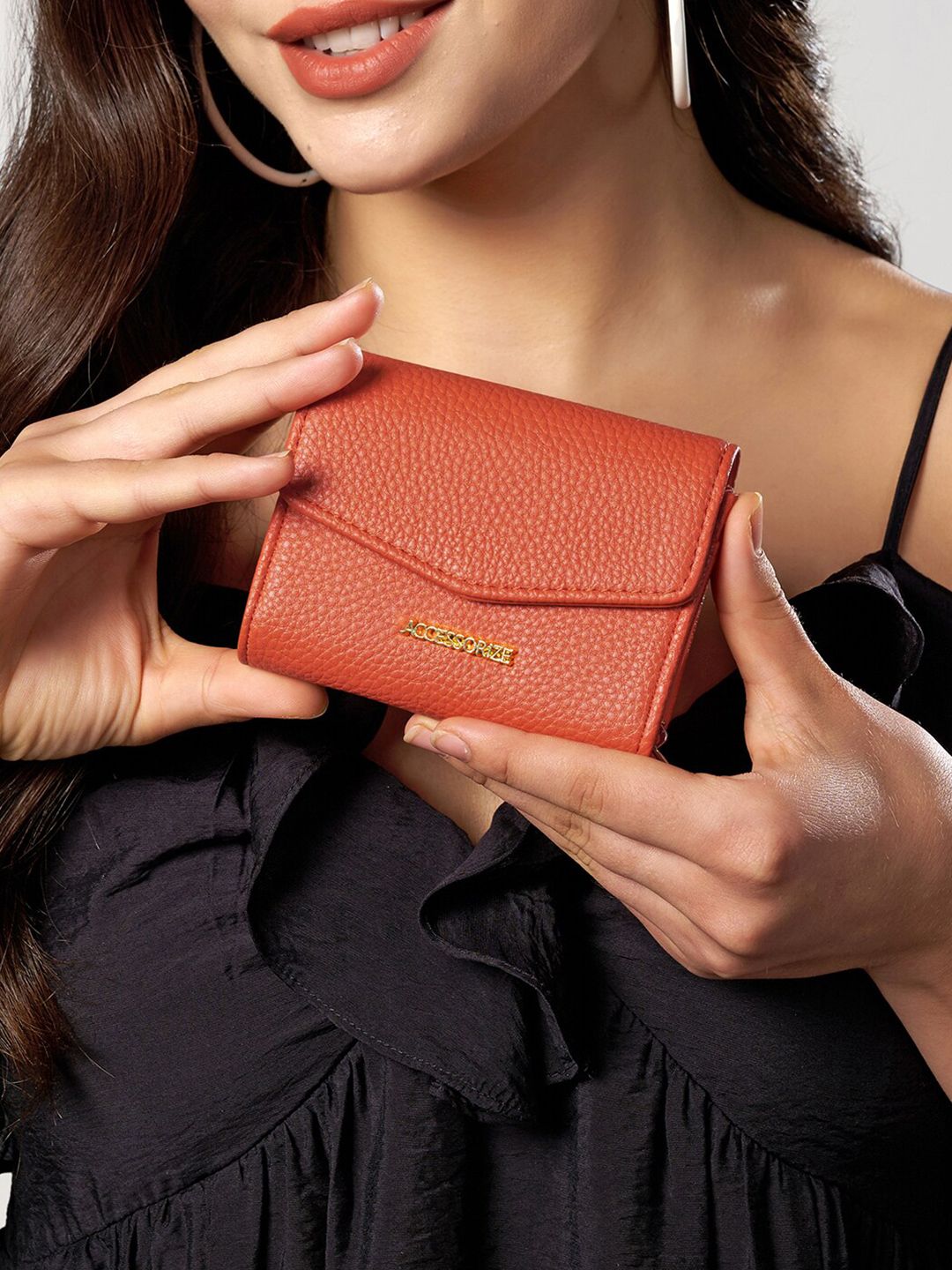 Buy Accessorize Faux Leather Small Flap Zip Around Purse - Wallets