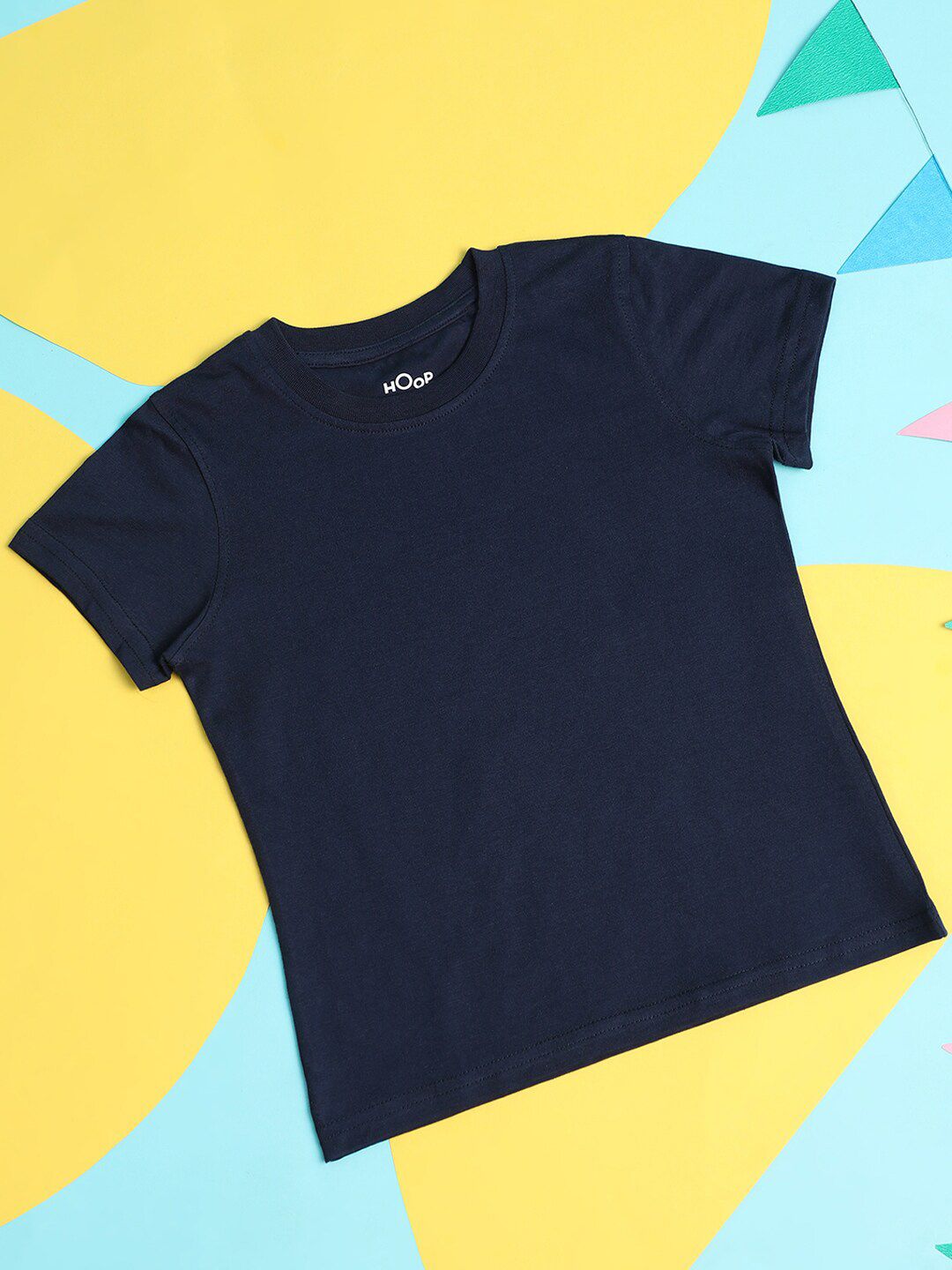 Hoop Girls Round Neck Cotton T-shirt