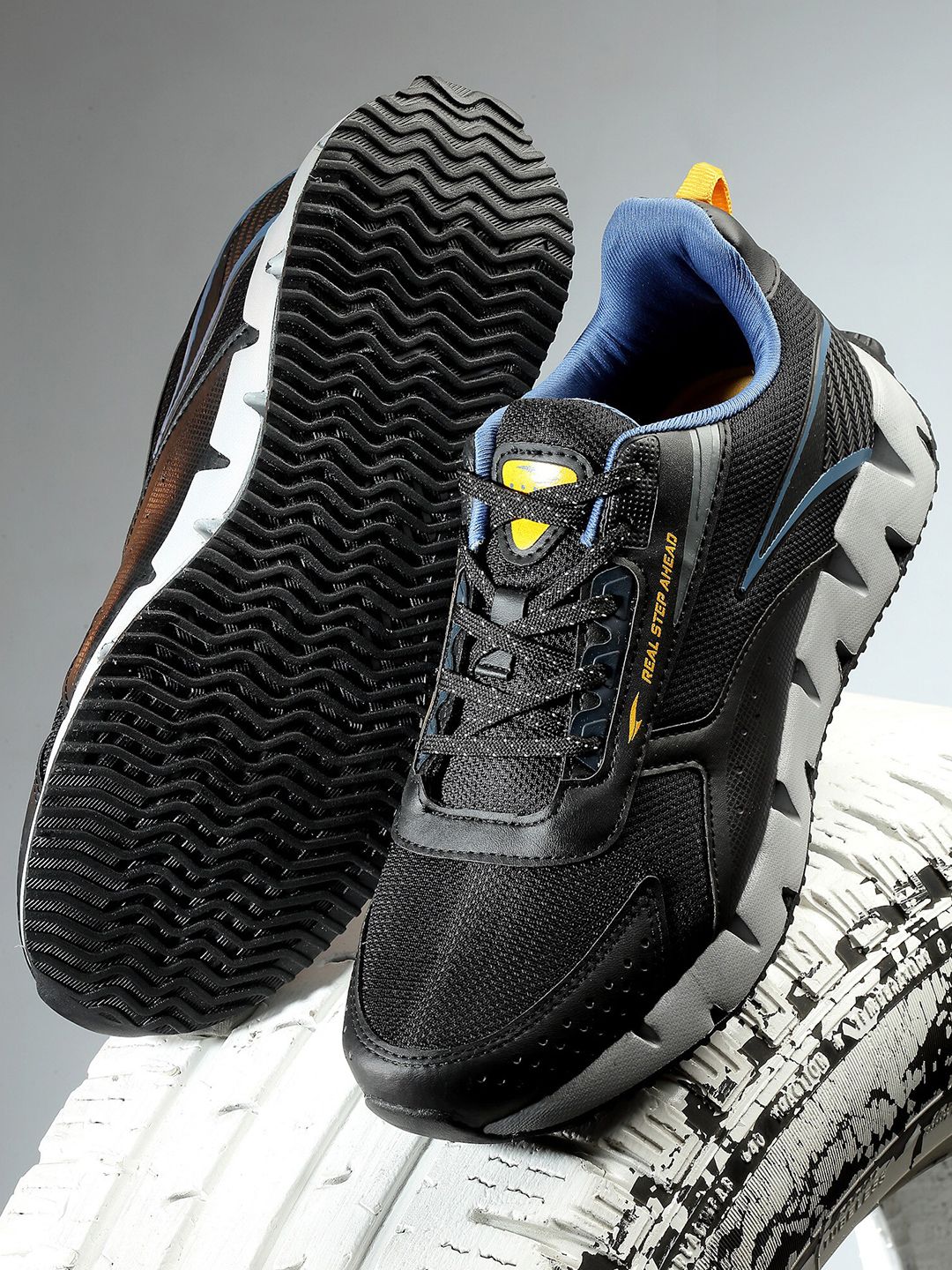 Buy ASIAN Men Zigzag-02 Memory Foam Mesh Running Shoes - Sports