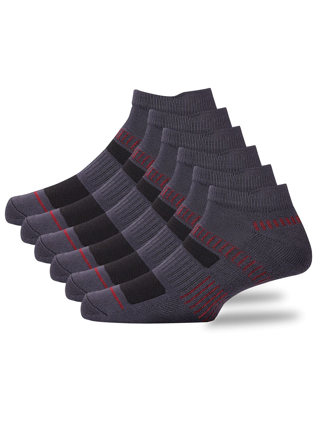 RC. ROYAL CLASS Men Pack Of 3 Patterned Bamboo Ankle length Socks