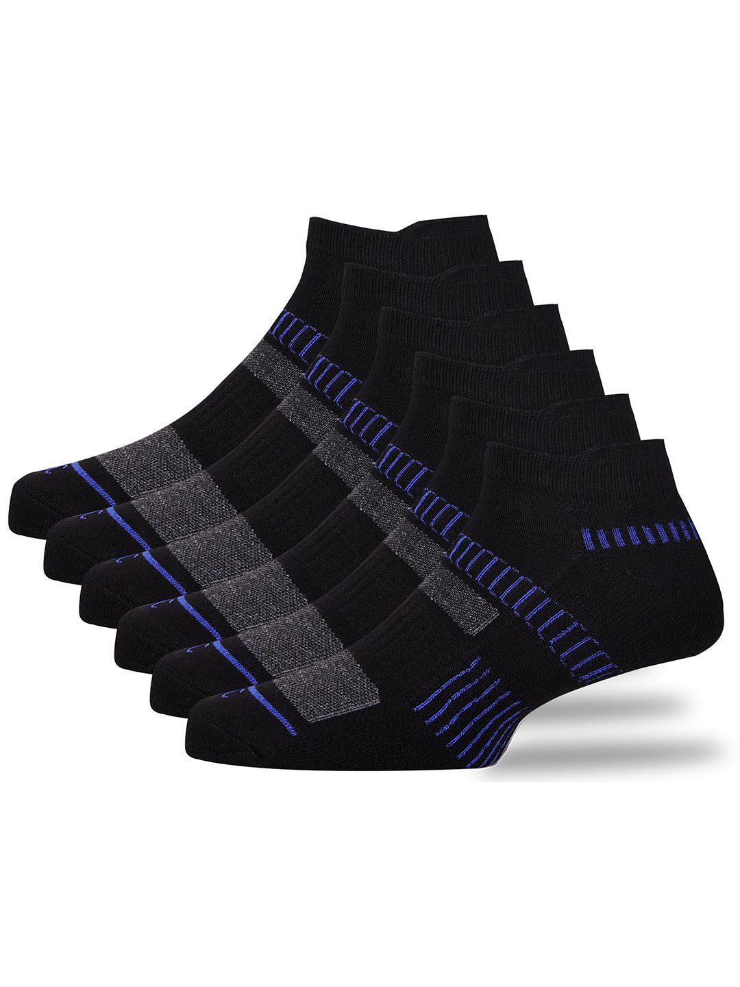 RC. ROYAL CLASS Men Pack Of 3 Patterned Bamboo Ankle Length Socks