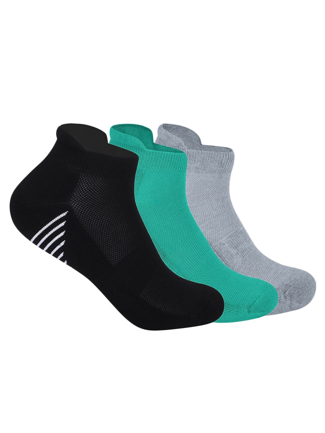 Mint & Oak Men Pack Of 3 Ankle Length Socks