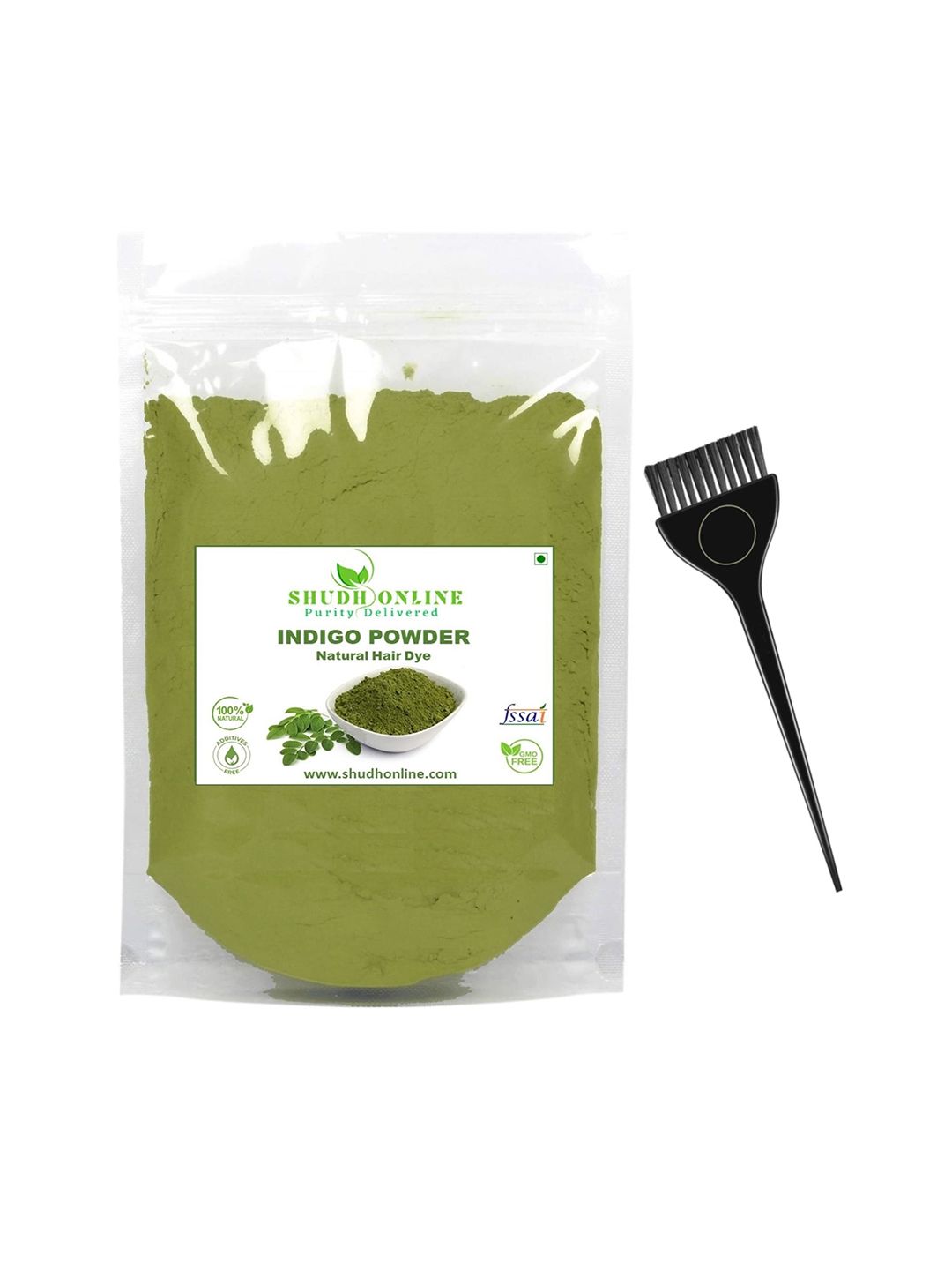 Shudh Online Indigo Powder Organic Hair Color - 100gm Black