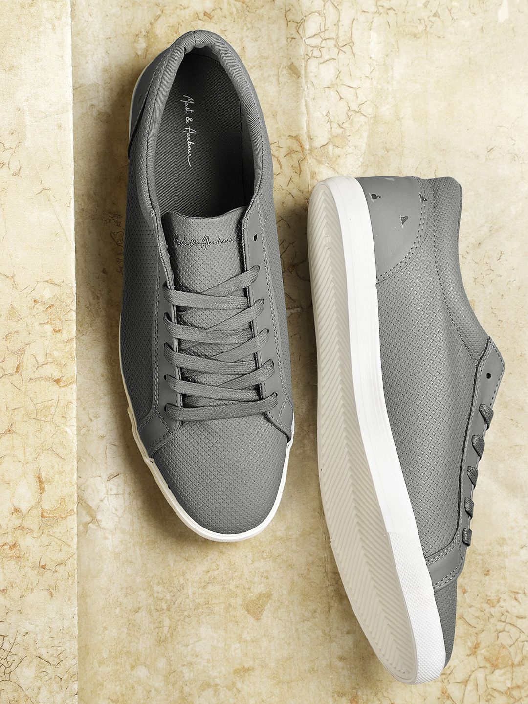 mast & harbour grey sneakers