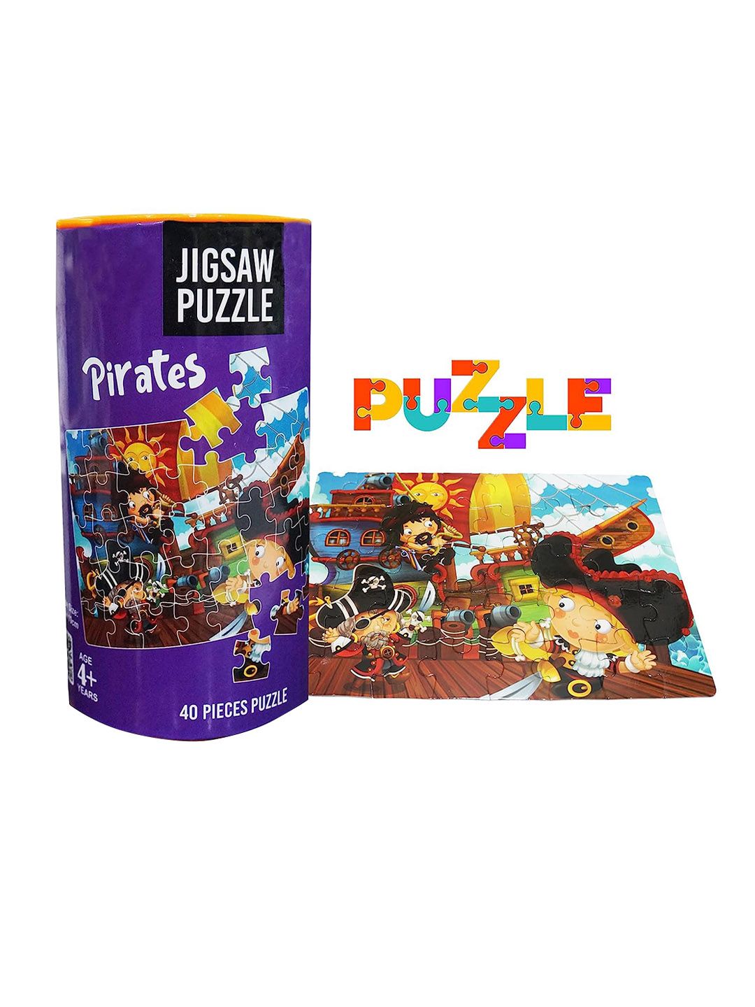 MUREN Unisex Kids Pirates Theme Mini Jigsaw Puzzles