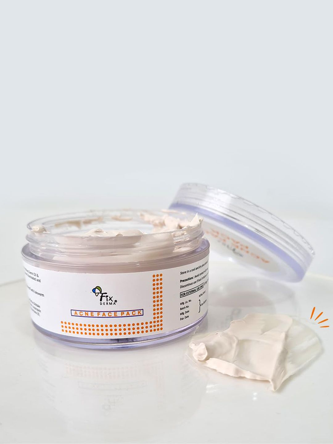 FIXDERMA Acne Face Pack with Aloe Vera Gel -50gm