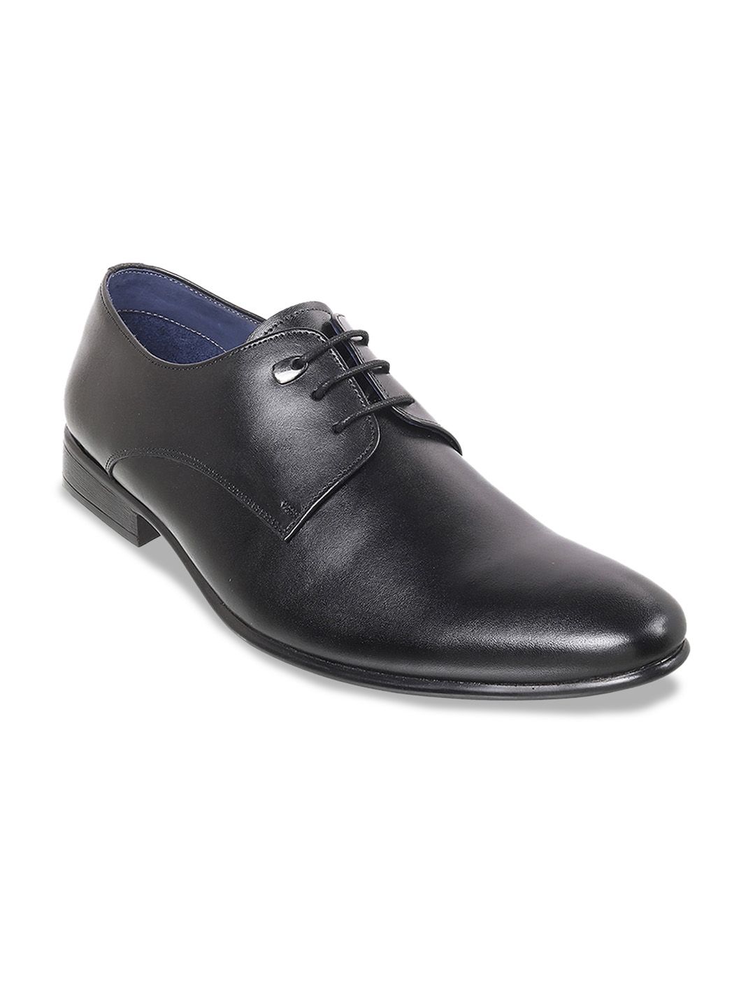 Mochi Men Textured Leather Formal Derbys