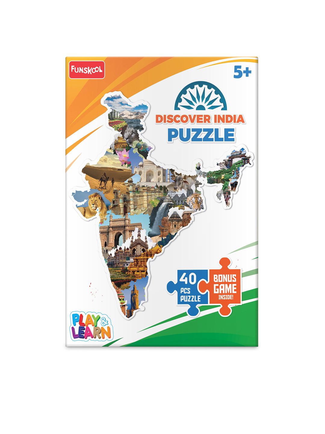 Funskool Discover India Puzzle for 5+Years