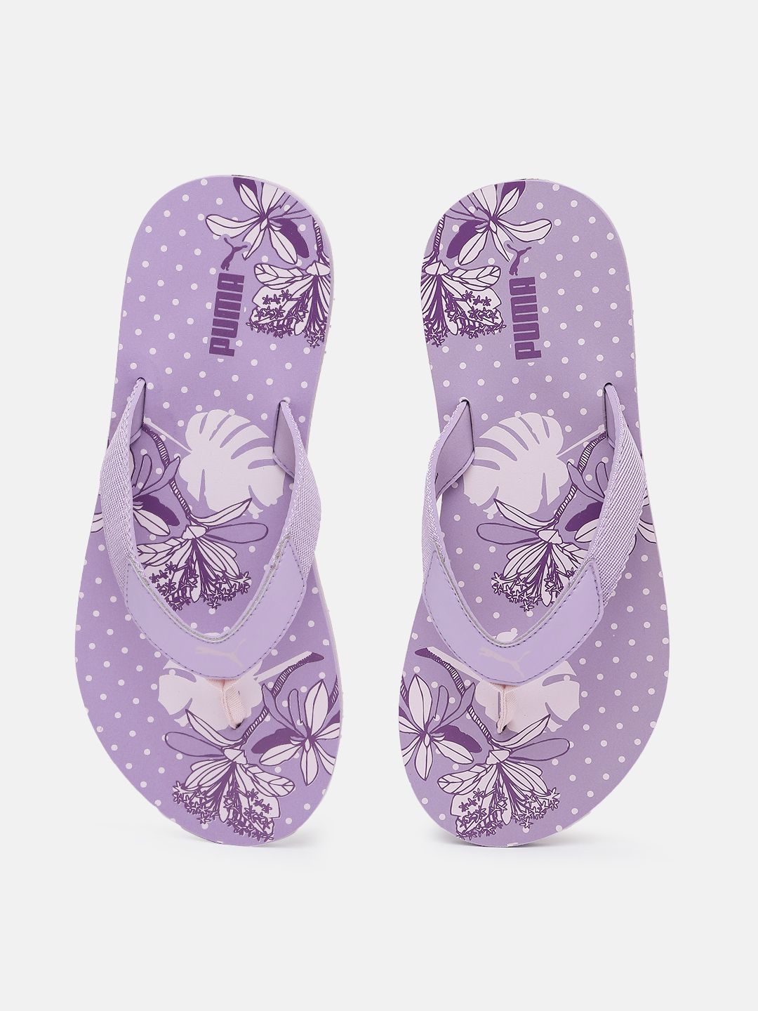 Puma Women Floral Print Venice V1 Thong Flip-Flops