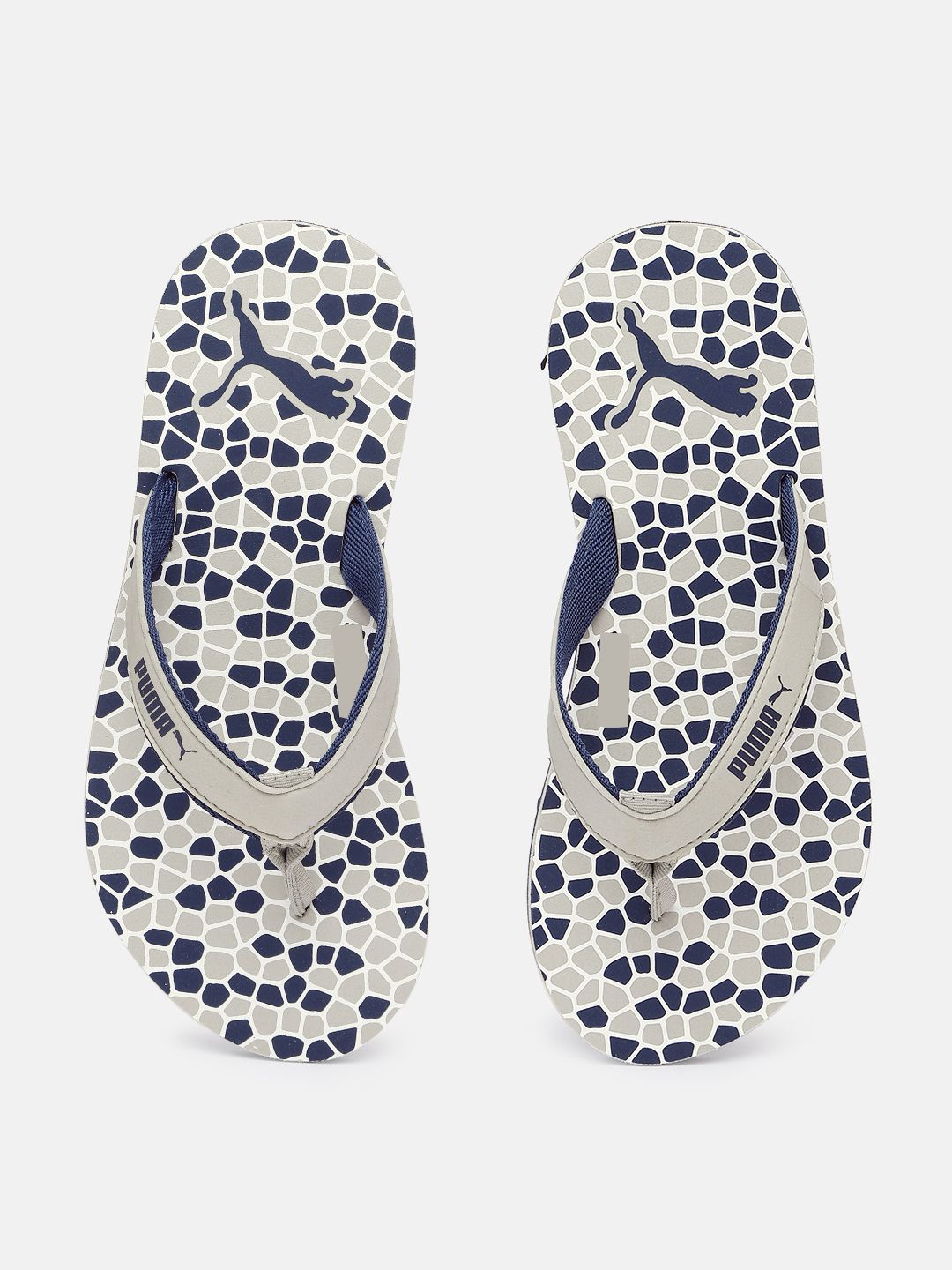 Puma Women Geometric Print Everush Thong Flip-Flops