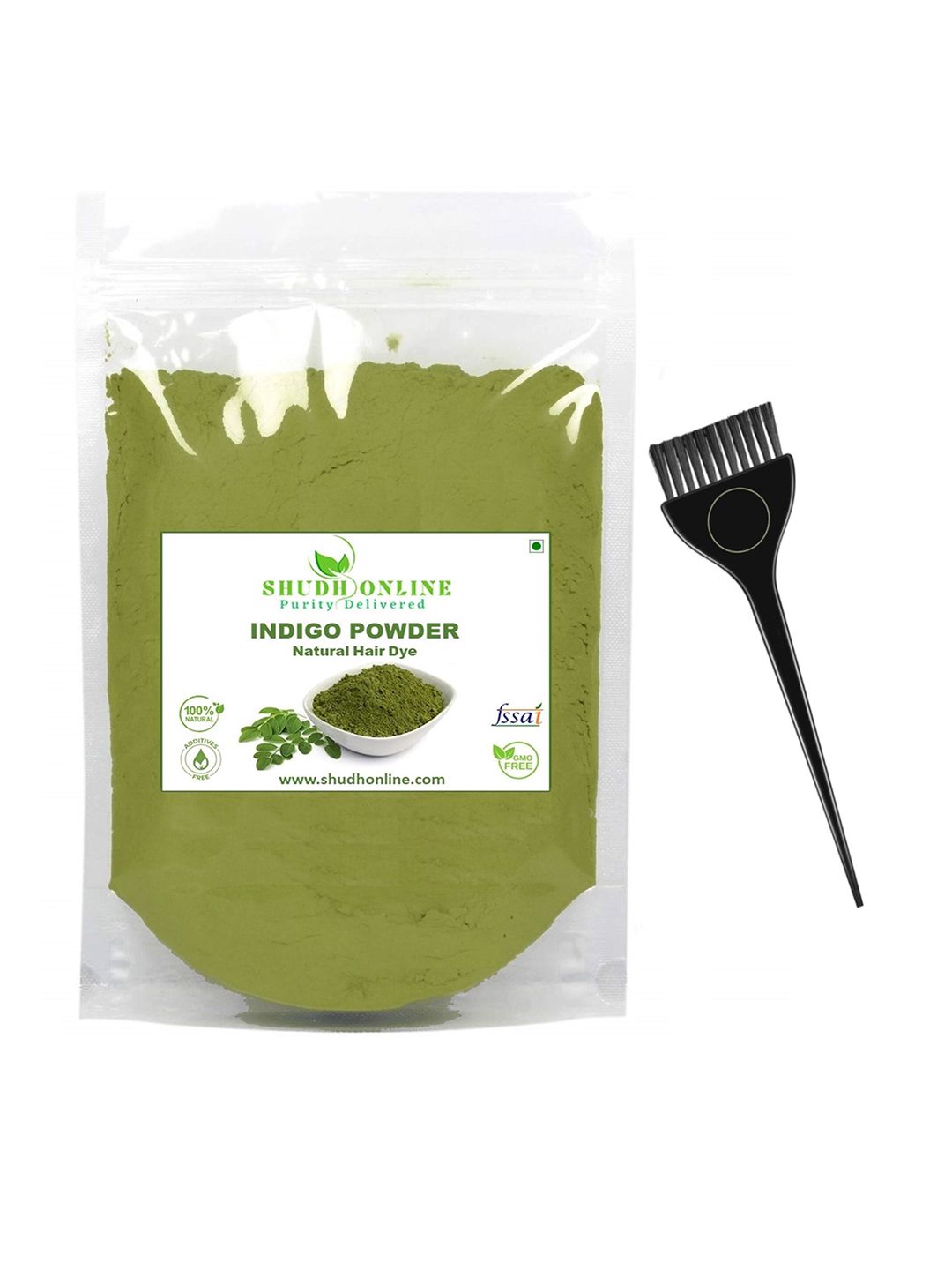 Shudh Online 100% Natural & Organic No Ammonia Indigo Powder Hair Dye - 2Kg