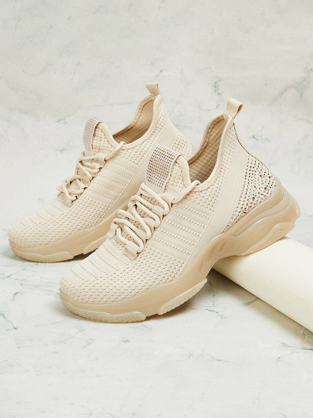 Ginger by Lifestyle Women Woven Design Sneakers