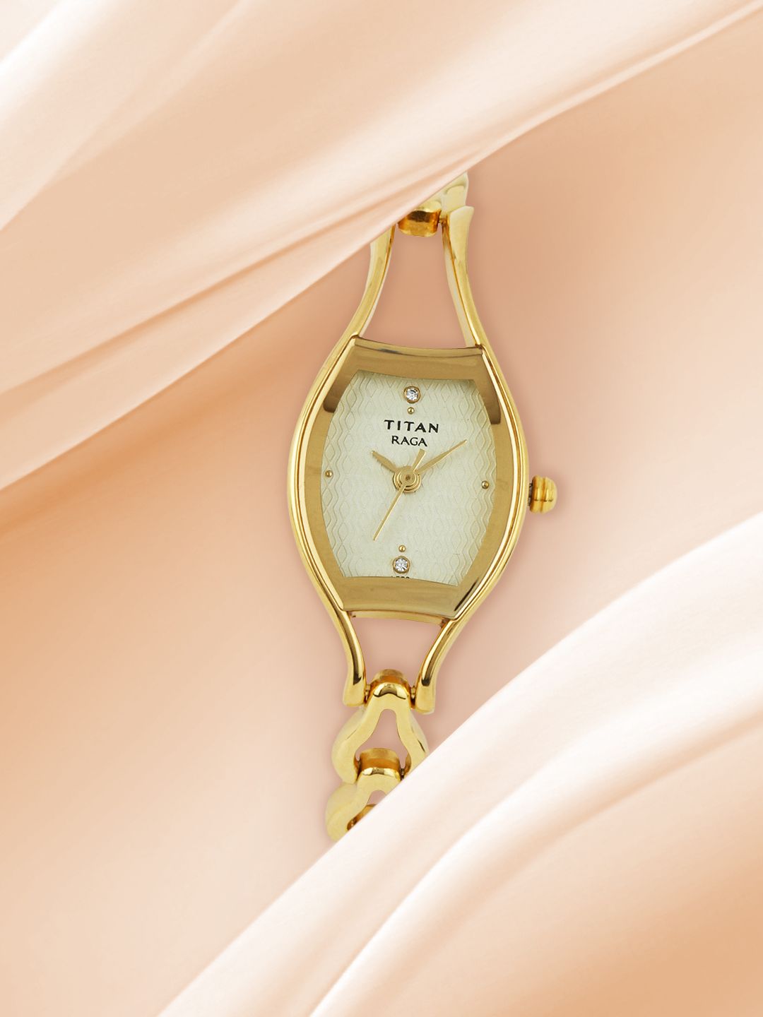 Titan Titan Raga Quartz Analog With Champagne Dial Watch For Women - Nt2331ym02