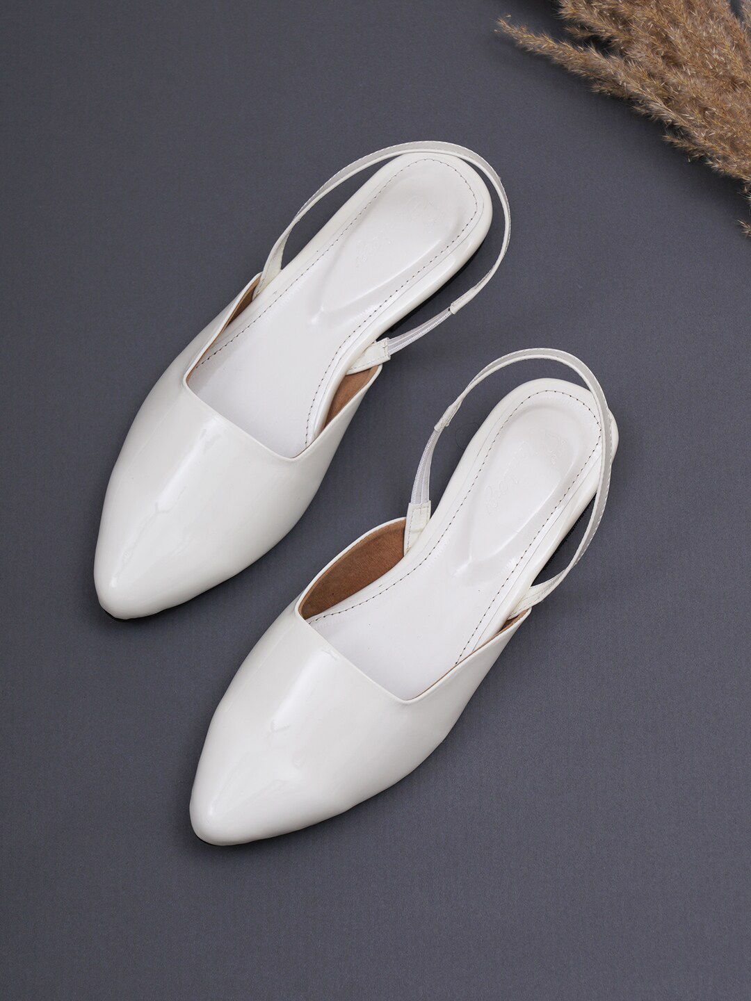 ELANBERG Pointed Toe Sling Back Mules Price in India