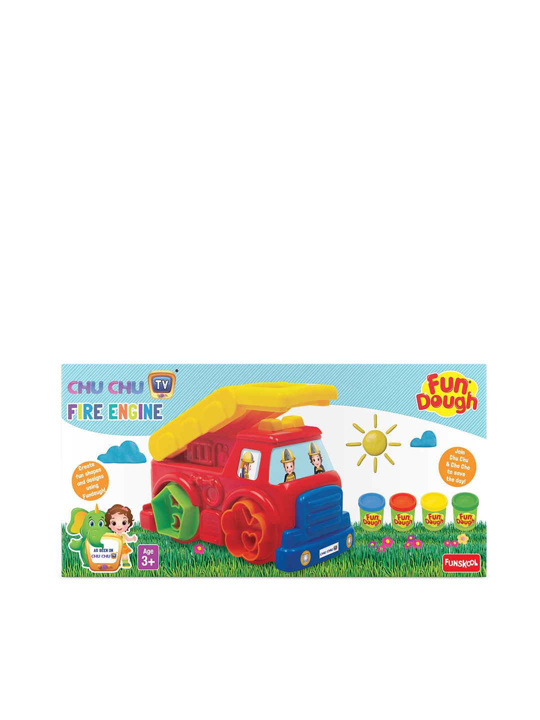 Fun Dough Chu Chu Fire Engine for 3+Years