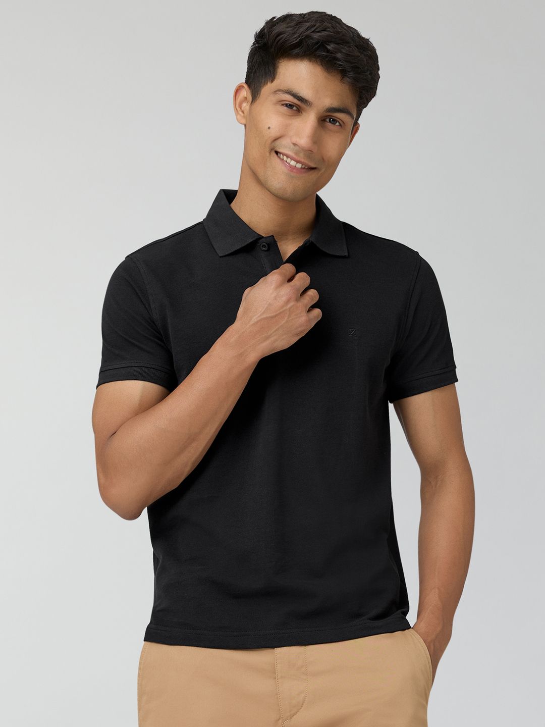 XYXX Men Nova Intellieaze Cotton Polo T-shirt