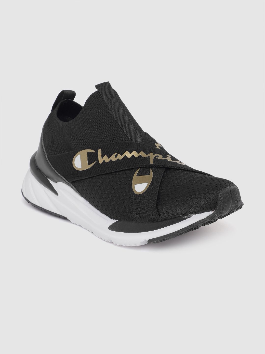 Champion Women Woven Design & Brand Logo Detail Sneakers