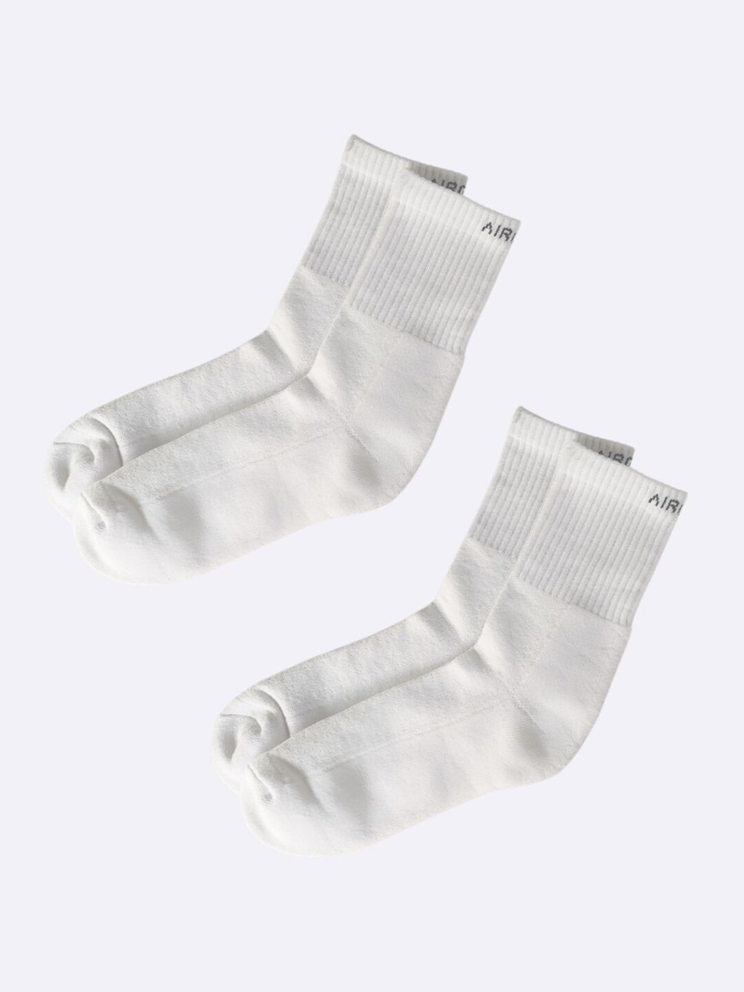 AIR GARB Pack Of 2 Crew-length Socks