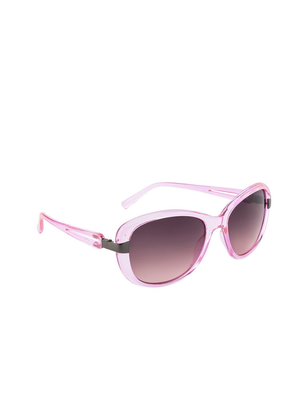 DressBerry Women Pink Oval Sunglasses with UV Protected Lens DB-P8560-C3