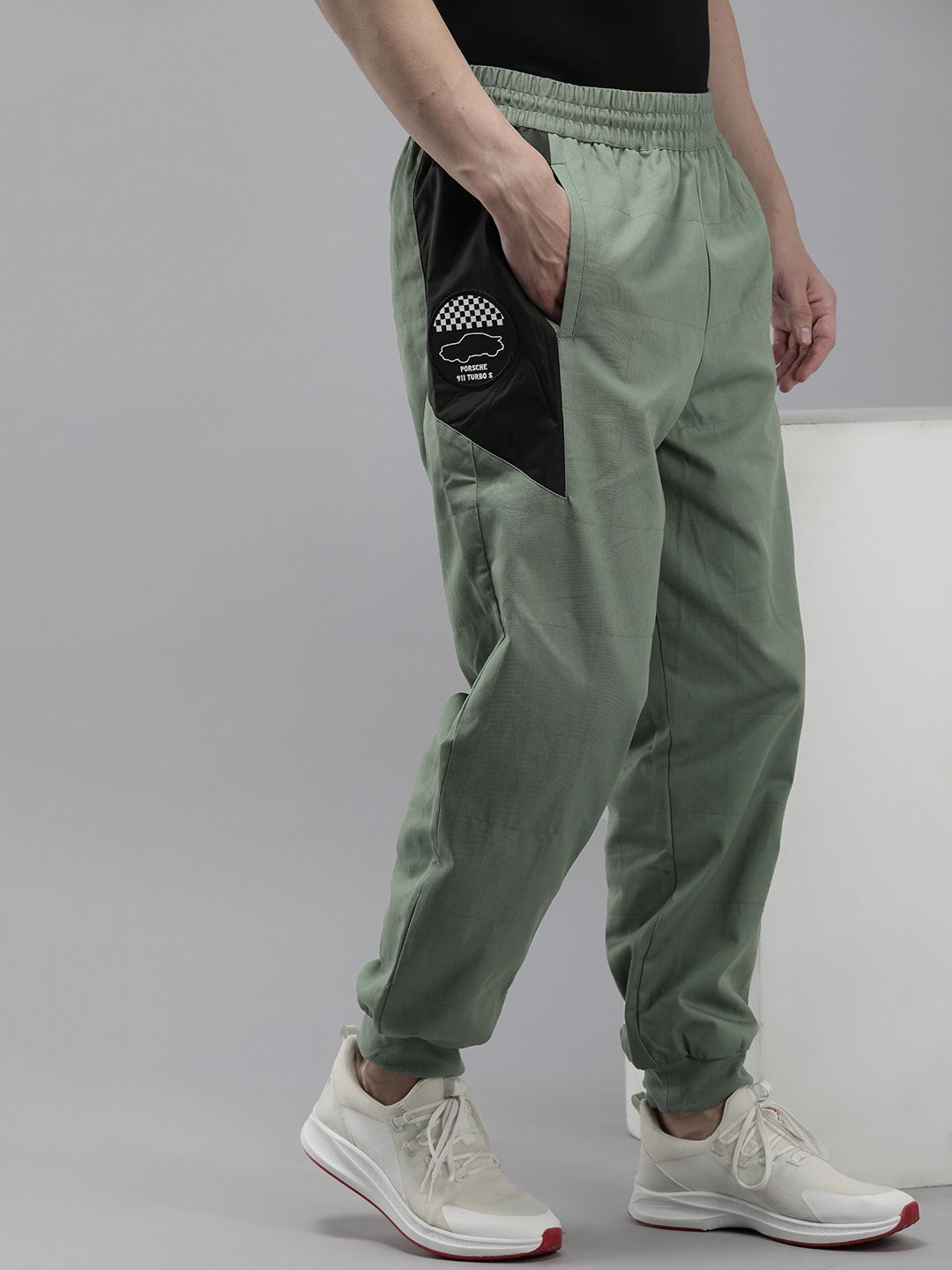 PUMA Motorsport Men Pure Cotton Relaxed Fit Porsche Legacy Garage Crew Joggers