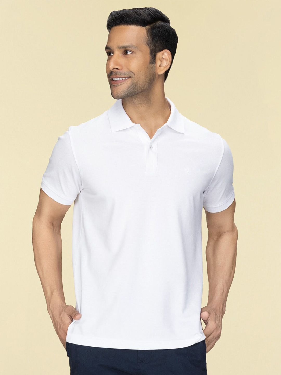 XYXX Men Nova Intellieaze Cotton  Polo T-shirt