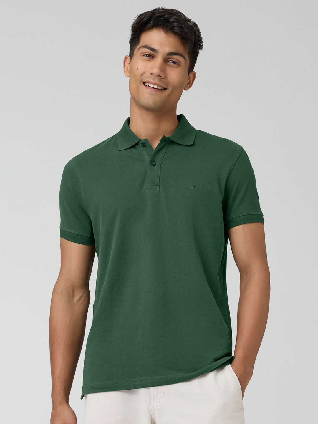 XYXX Men Nova Intellieaze Cotton Polo T-shirt