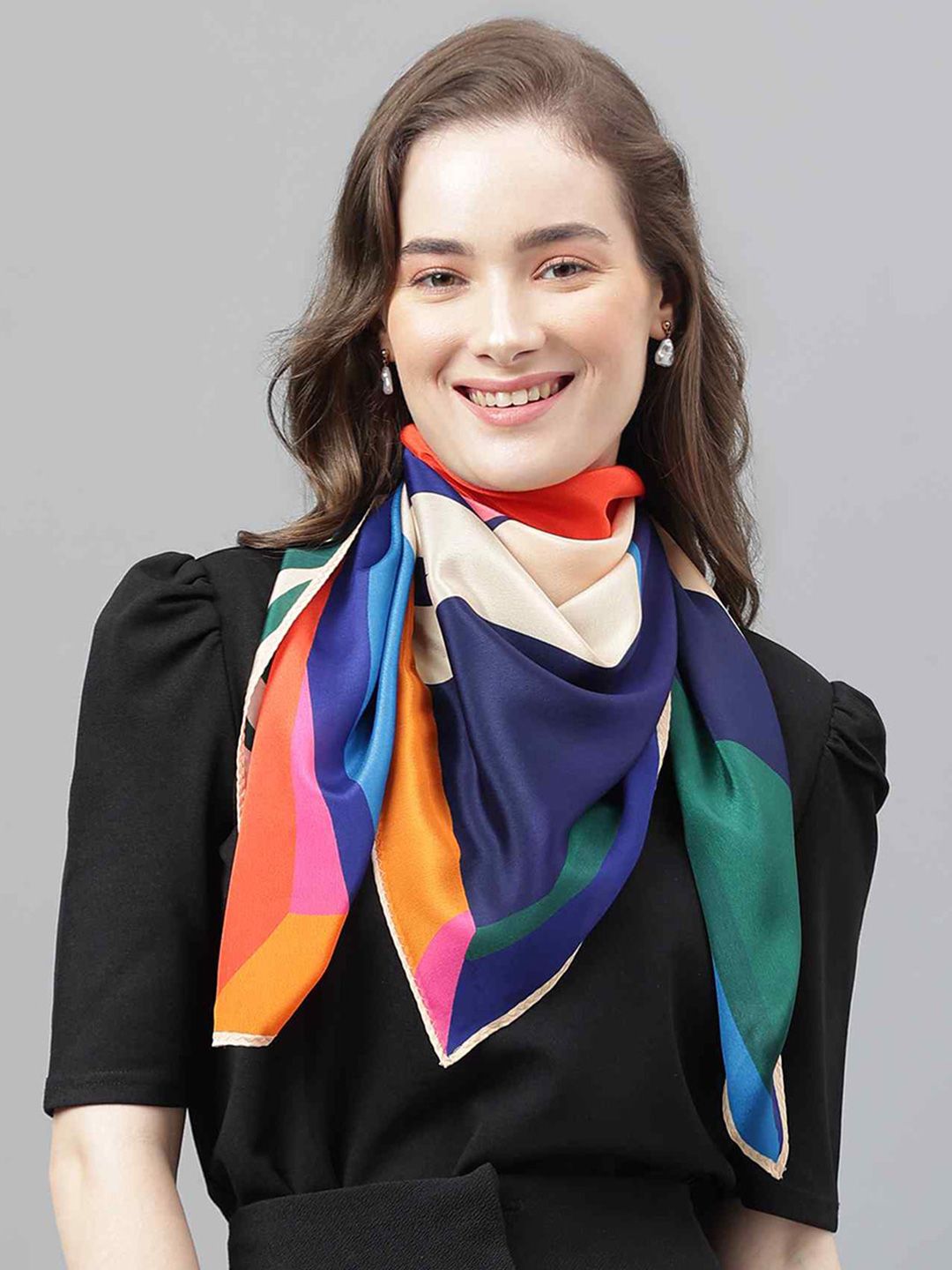 Buy Tossido Women Printed Scarf & Scarf Bag Set - Scarves for