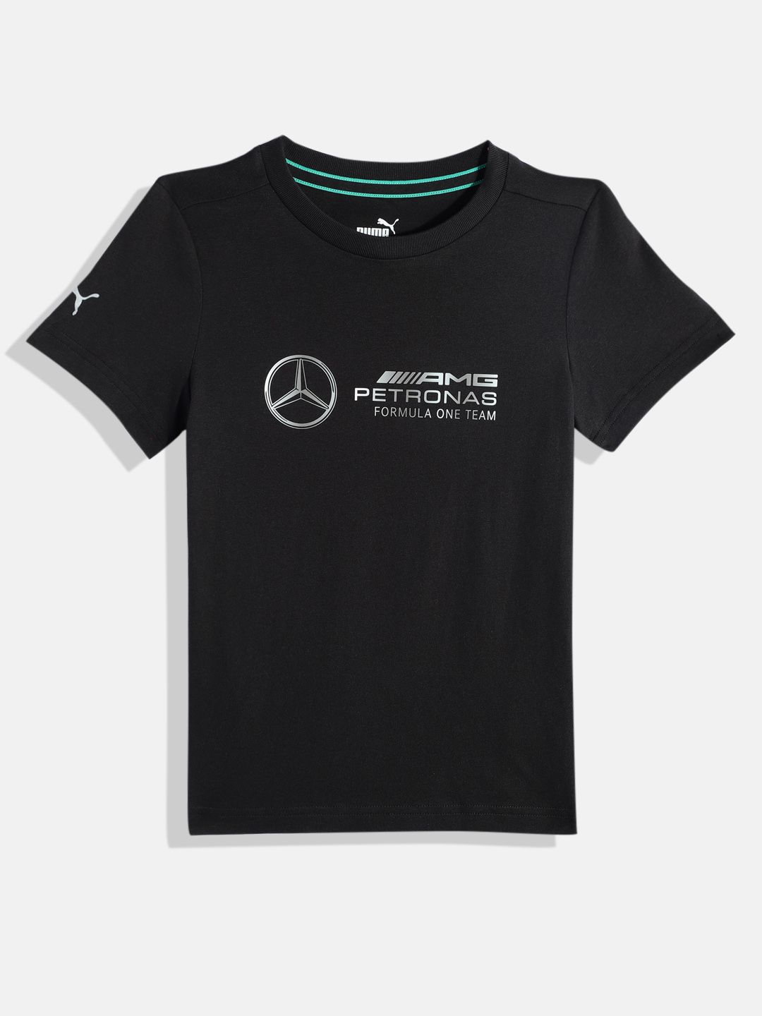 PUMA Motorsport Kids Mercedes-AMG Petronas Motorsport Youth Logo Pure Cotton T-shirt