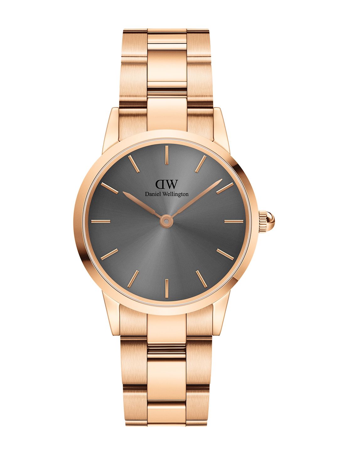 Daniel Wellington Daniel Wellington Iconic Link 36 RG Unisex Dial Grey 36mm Analogue Watch - DW00100332