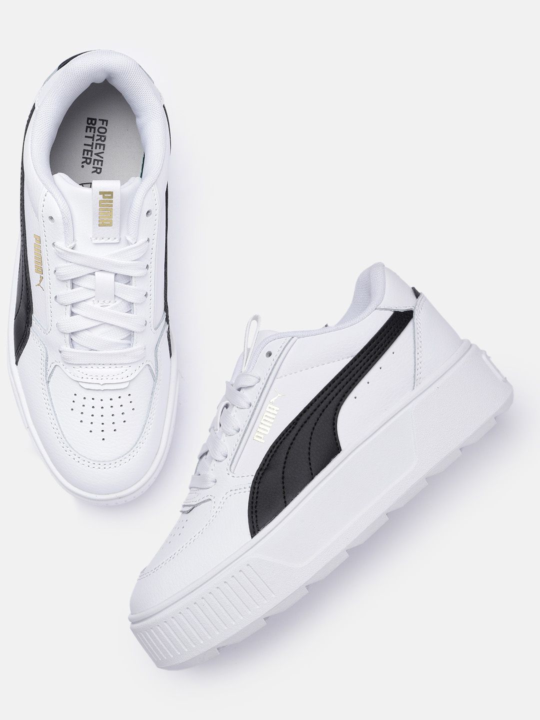 Puma Women Karmen Rebelle Leather Sneakers