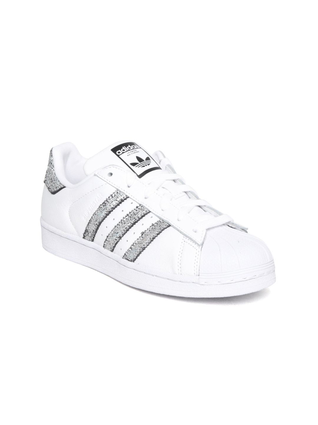 Buy ADIDAS Originals Women White SUPERSTAR Leather Sneakers - Casual Shoes  for Women 2409930 | Myntra