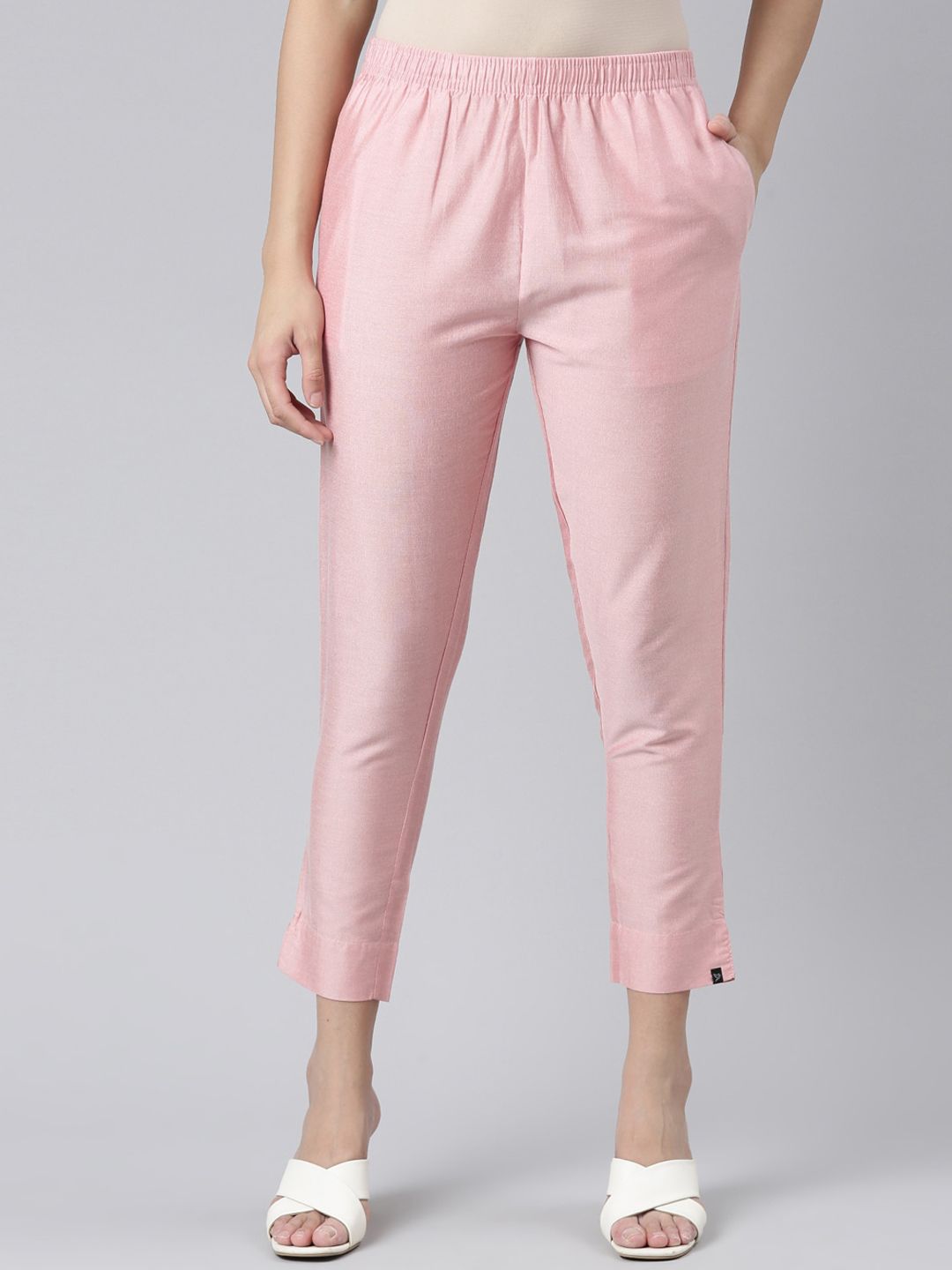 TWIN BIRDS Women Straight Fit Trousers Price in India