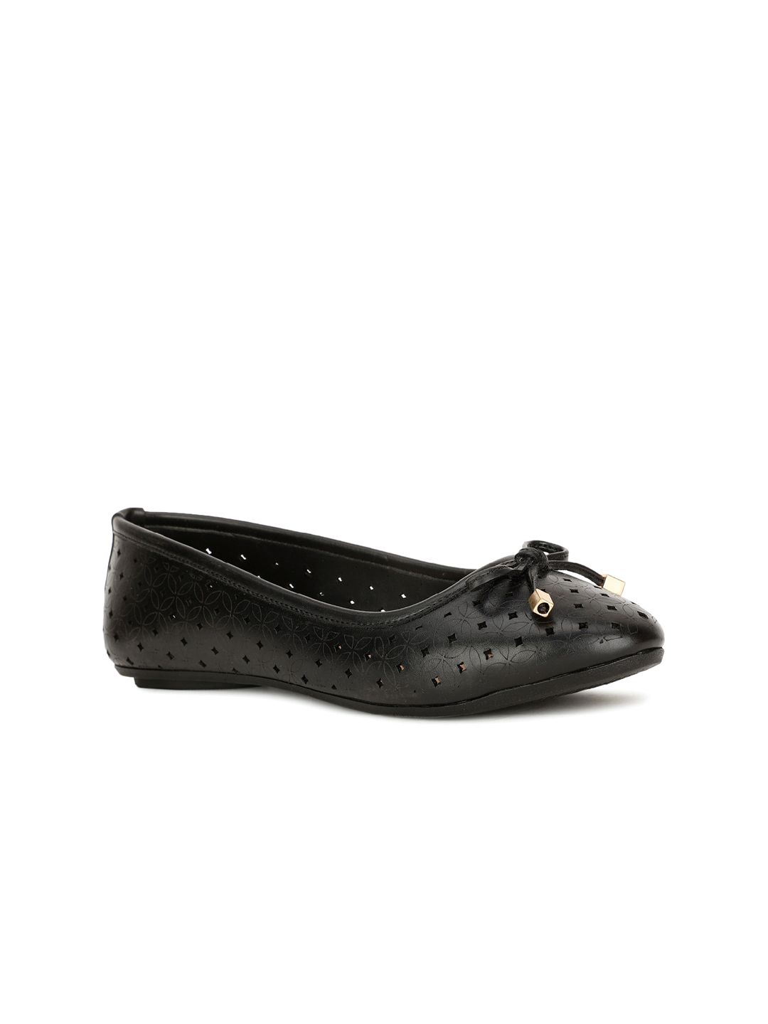 Bata Lacer Cuts Bow Detail Ballerinas