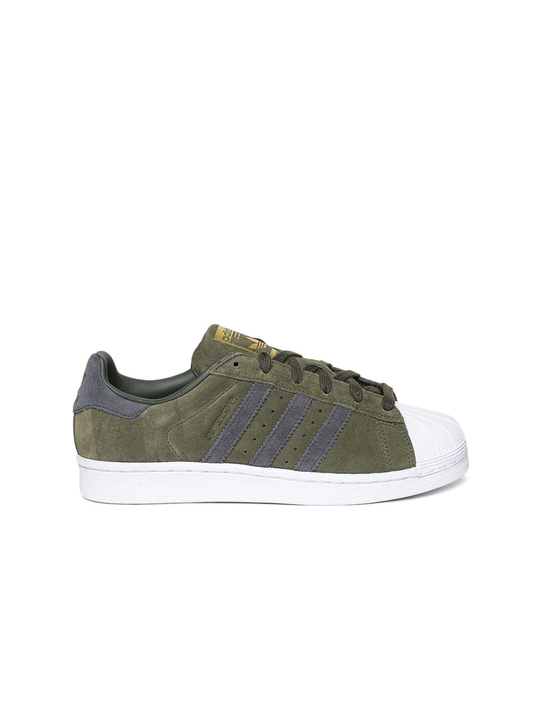 Buy ADIDAS Originals Women Olive Green Superstar Leather Sneakers - Casual  Shoes for Women 2411952 | Myntra
