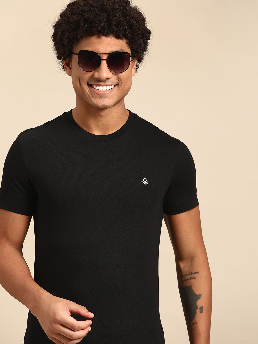 United Colors of Benetton Men Pure Cotton T-shirt