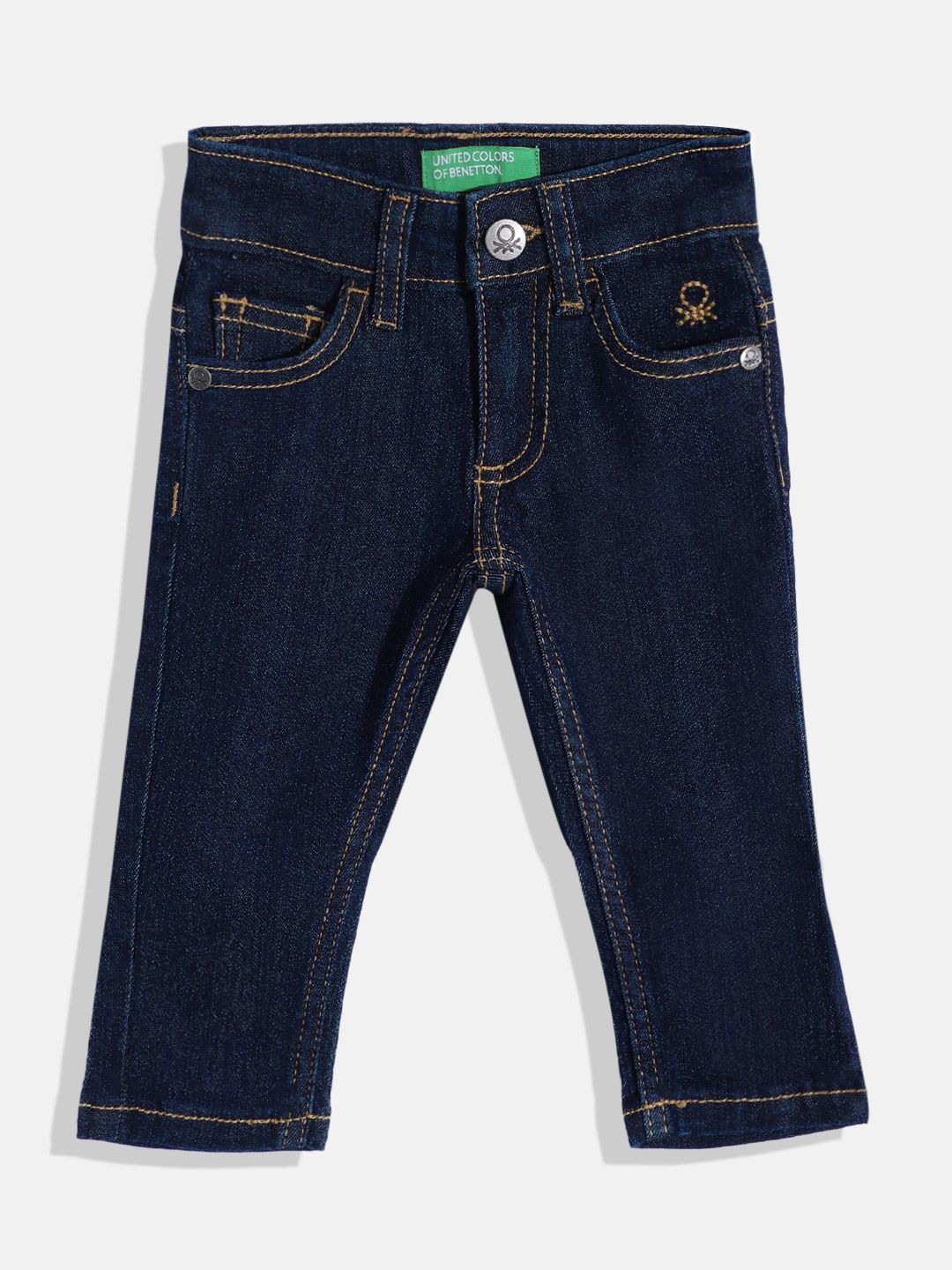 United Colors of Benetton Boys Slim Fit Stretchable Jeans