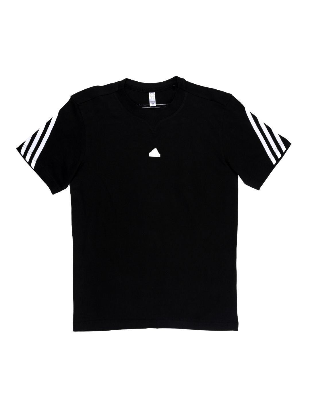 ADIDAS Kids Unisex Pure Cotton T-Shirt With Striped Detail